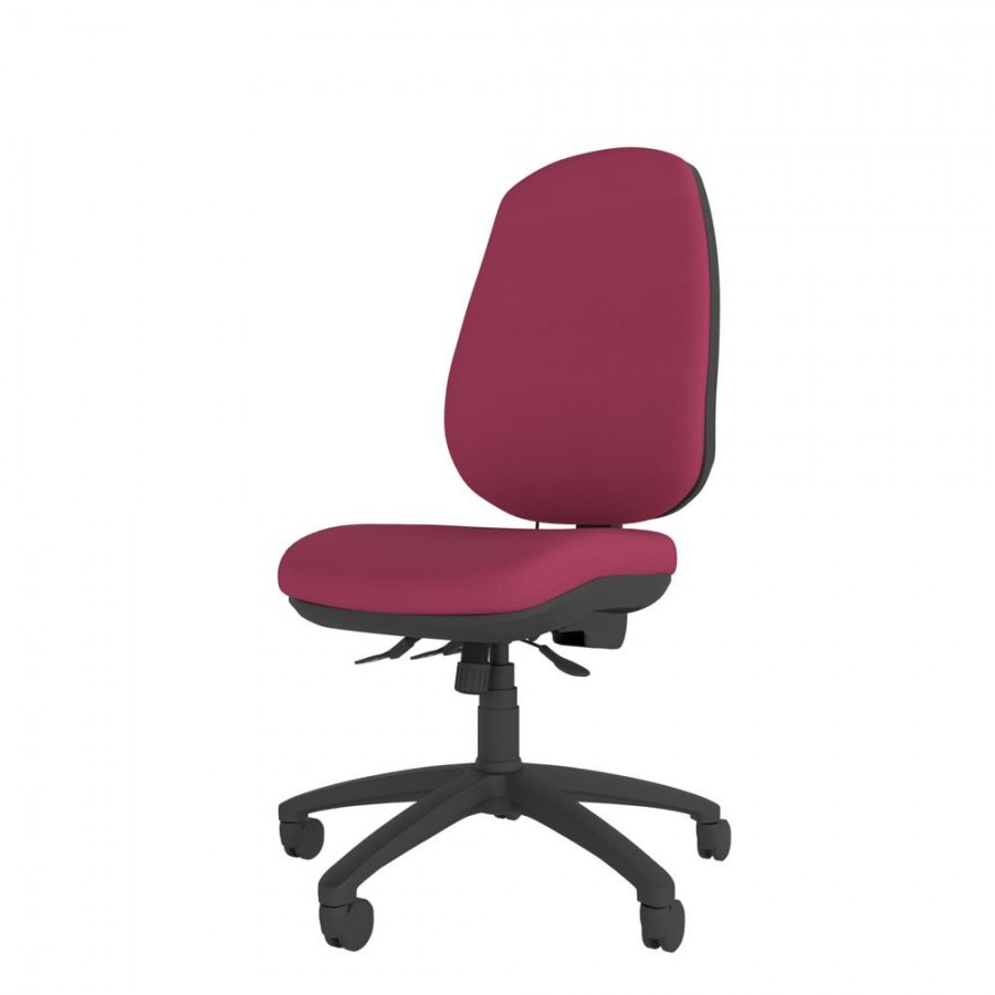 Contract Extra High VINYL WIPE CLEAN Heavy Duty 3 Lever Office Chair 